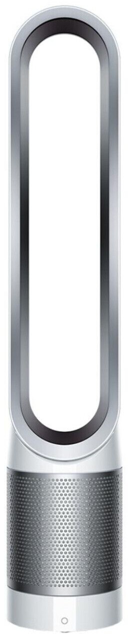 تصفیه‌ هوا و فن برجسته دایسون انگلستان Dyson Pure Cool Tower TP00 سفید/نقره‌ای | فن بدون پره با فیلتر HEPA 360 درجه